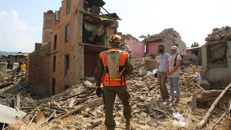 חיילי פיקוד העורף בתרגול