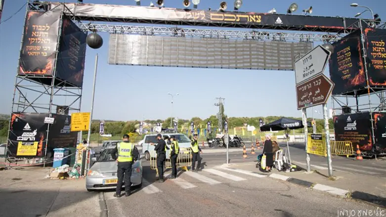 היערכות לל"ג בעומר במירון