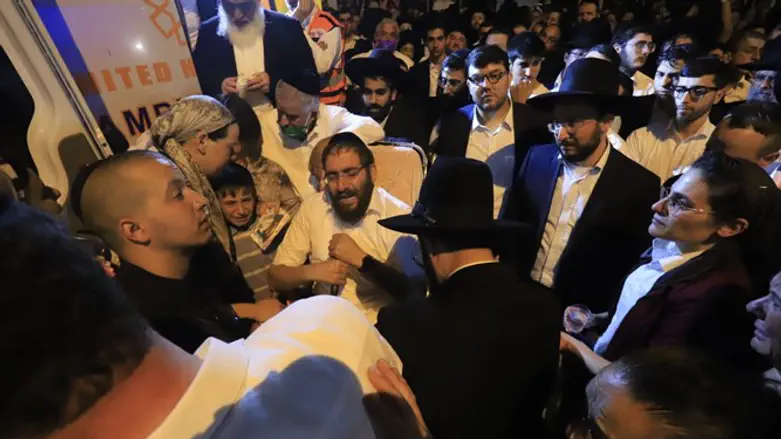 אביגדור חיות, שנפצע באסון במירון, סופד לבנו