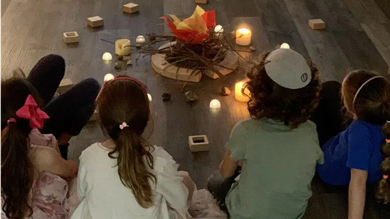 Students at Scheck Hillel Community School in south Florida celebrated Lag b'Ome