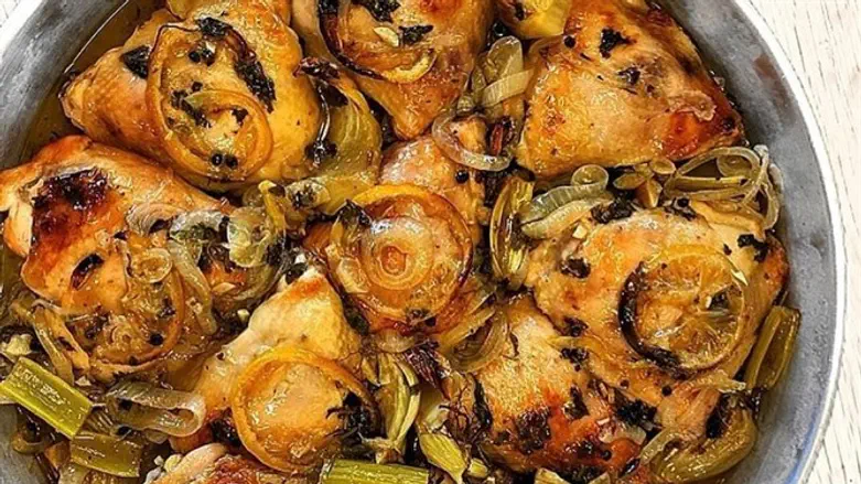 עוף בדבש ולימון