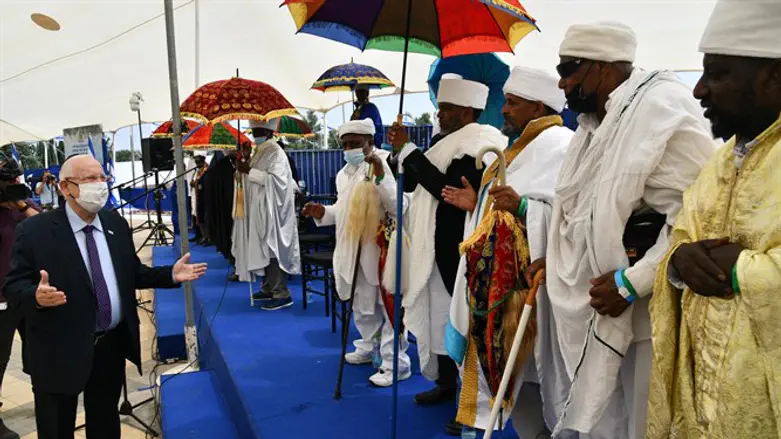 President Rivlin at the ceremony