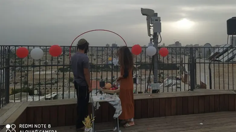 The couple which got engaged before the attack