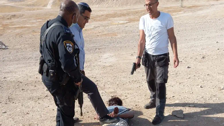 זירת האירוע הבוקר