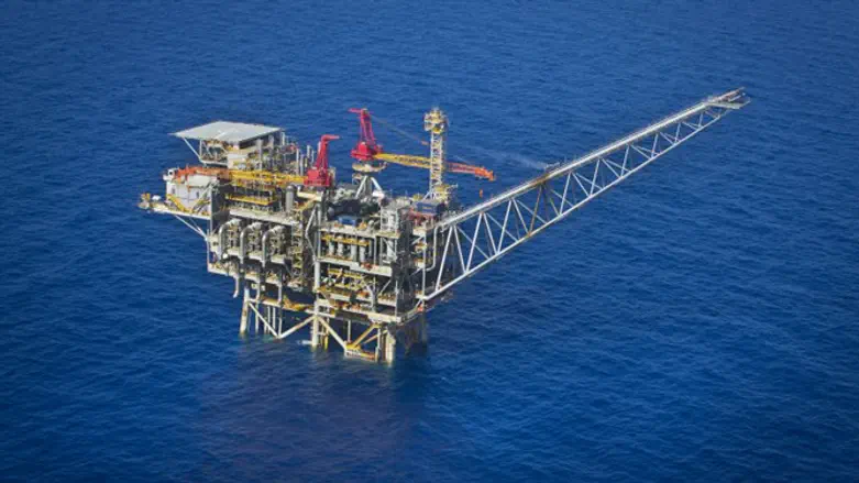 Israeli Tamar gas rig