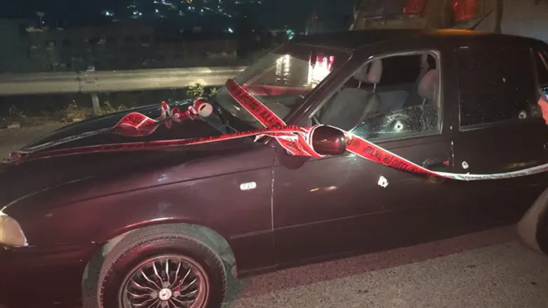 זירת הפיגוע בשומרון