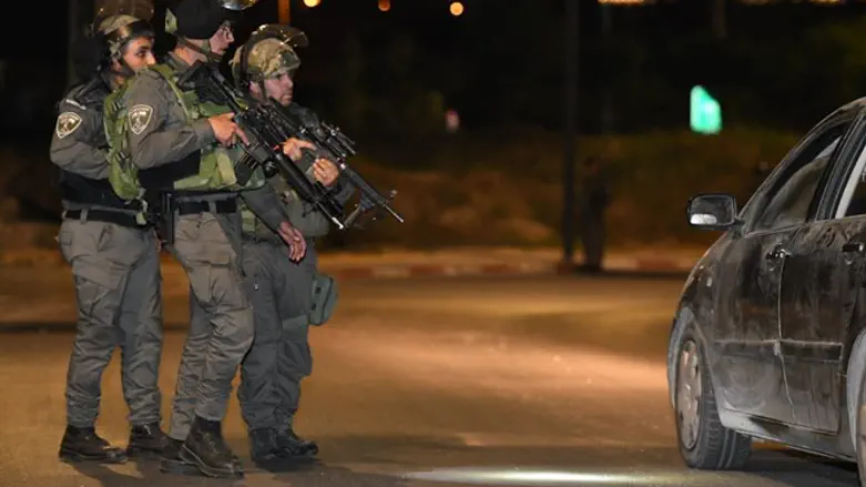 Бойцы пограничной полиции 