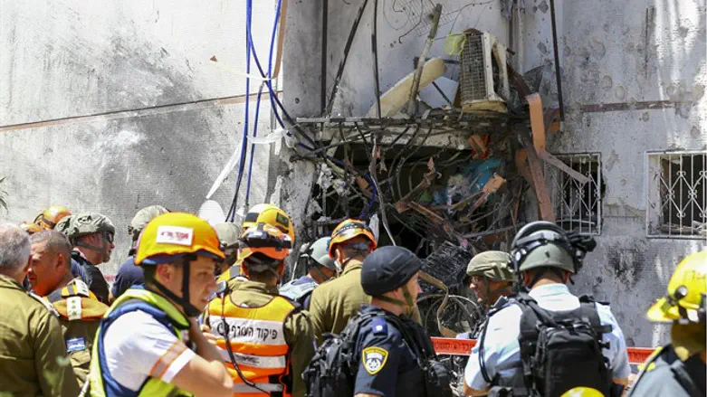 Hit to Ashdod building