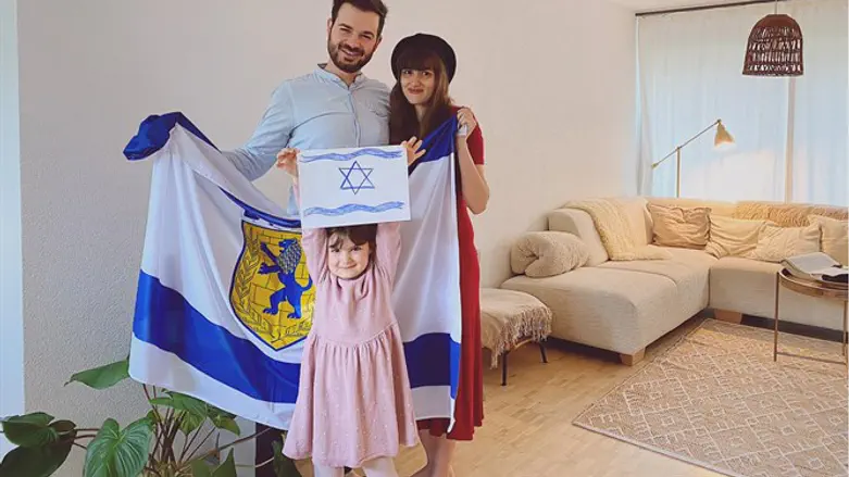 Raz and Yarden Dagan, emissaries of the WZO in Switzerland