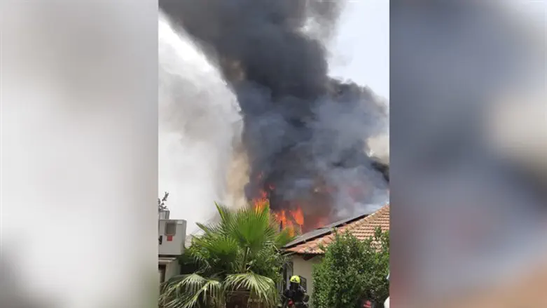 Горящий дом в Сусии