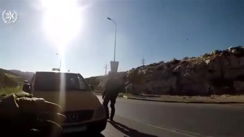 На месте задержания подозреваемого