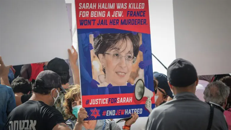 Protesters demand justice for Sarah Halimi