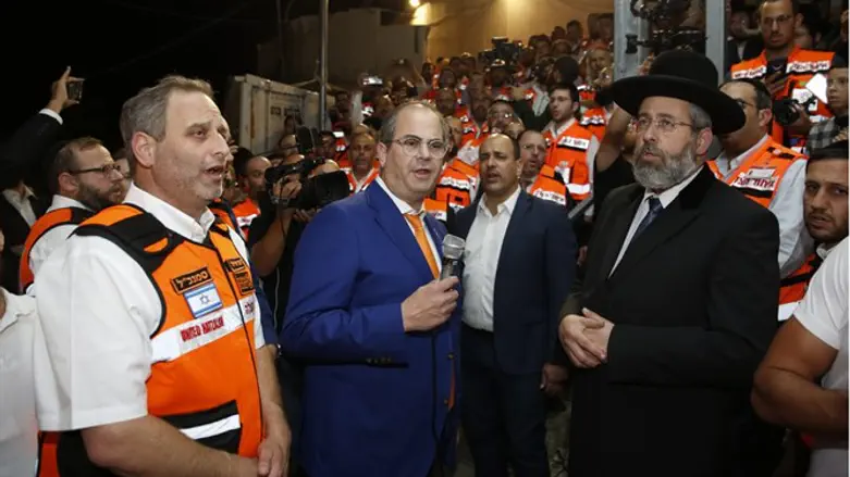 United Hatzalah ceremony for Meron victims