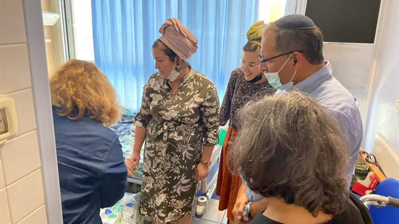 ראשי אמי"ת מבקרים את אלעד ברזילי