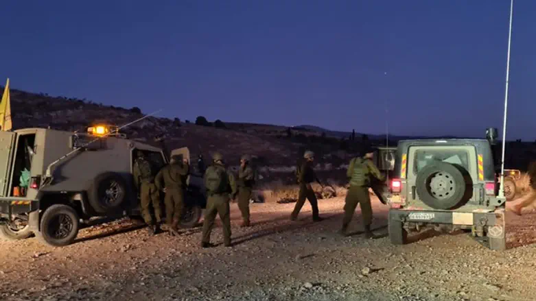 Forces at scene of attack