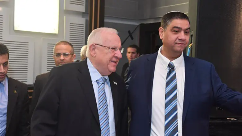 דודו סעדה והנשיא ריבלין