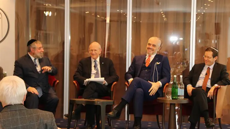 הרצוג באירוע של ועידת רבני אירופה