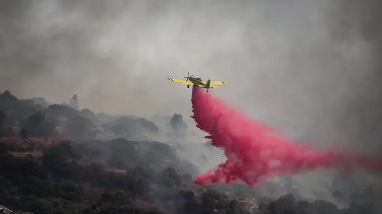 שריפה בצור הדסה