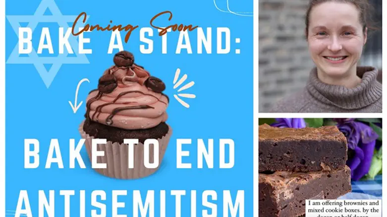 Daniela Weiner, right, is among the few non-Jews to participate in the bake sale