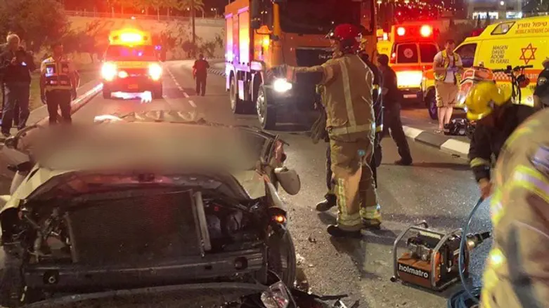 זירת התאונה