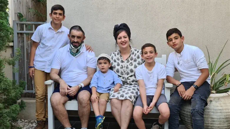 Elad Barzilai and his family