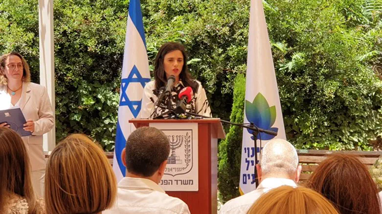 Ayelet Shaked at the ceremony