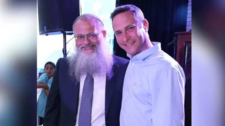 רז קינסטליך והרב שלמה לוי