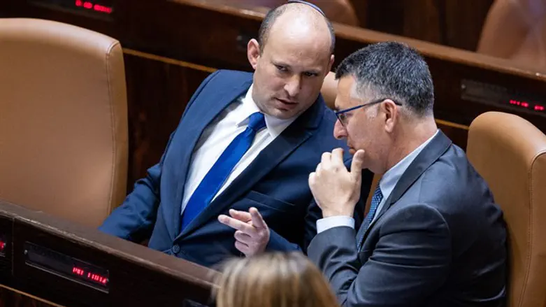 נפתלי בנט עם גדעון סער