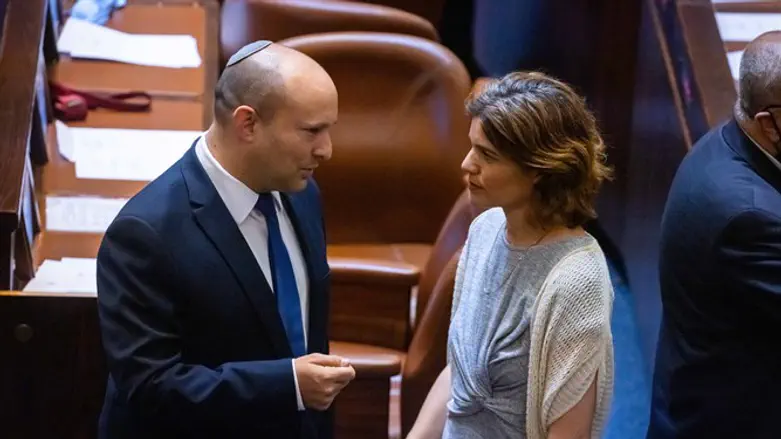 נפתלי בנט ותמר זנדברג