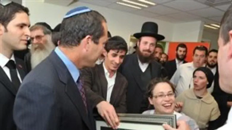 ראש העיר ירושלים בחנוכת המע"ש