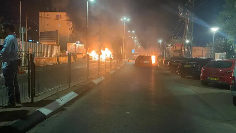 Stone blockade in Lod