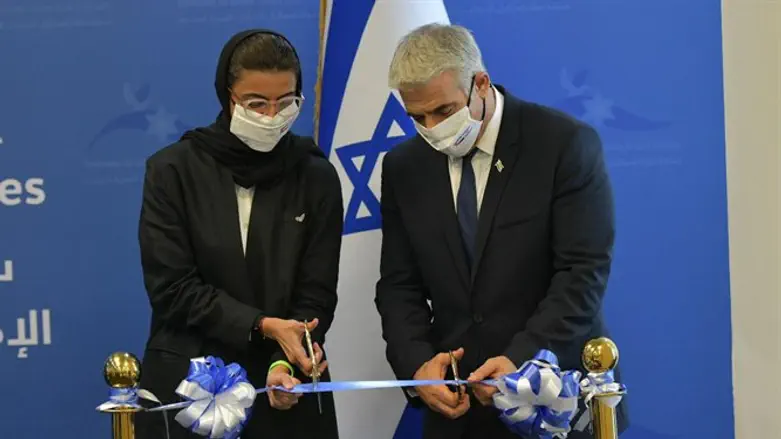 Яир Лапид в Абу-Даби