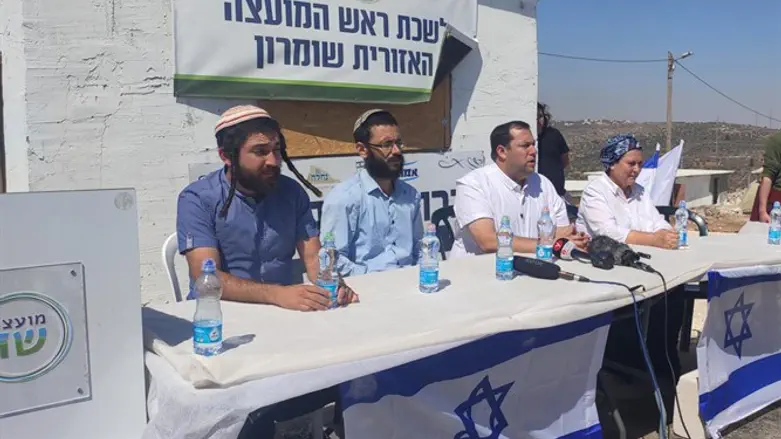 Press conference in Evyatar this week