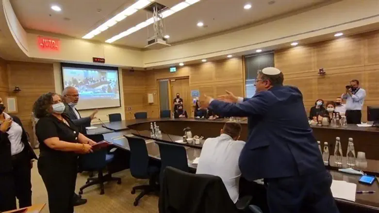 Итамар Бен Гвир атакует Усаму Саади