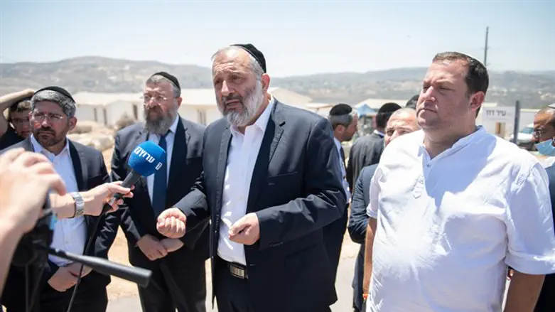 ביקור סיעת ש"ס באביתר