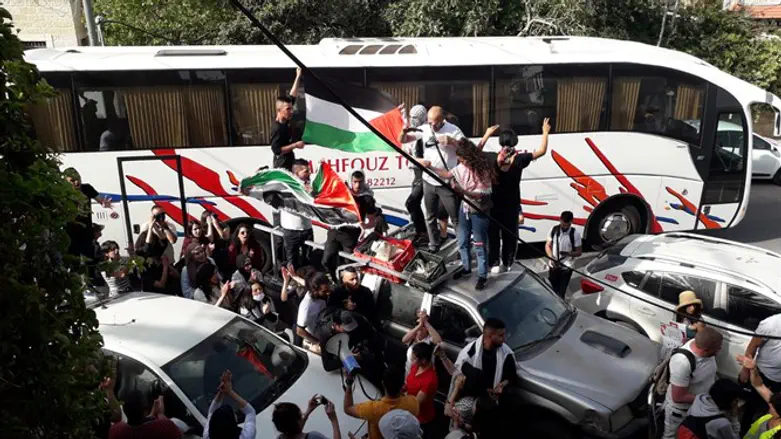 Арабские беспорядки в районе Шимон ха-Цадик