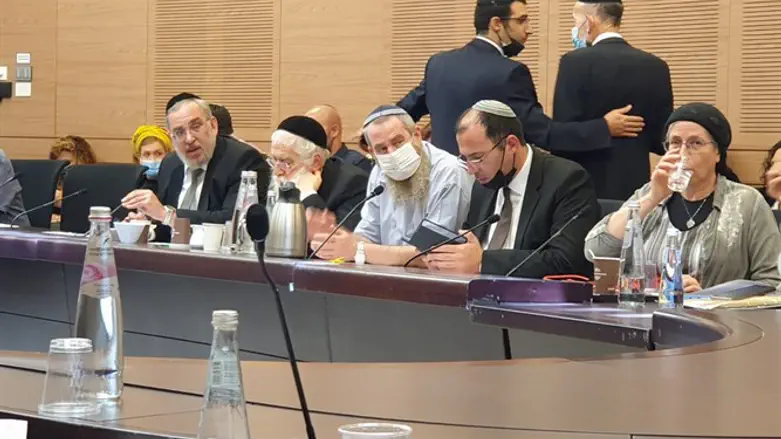 ח"כ אבי מעוז באחד מוועדות הכנסת