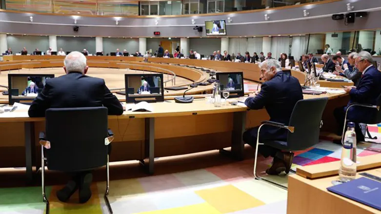 שר החוץ לפיד בפורום שרי החוץ האירופי