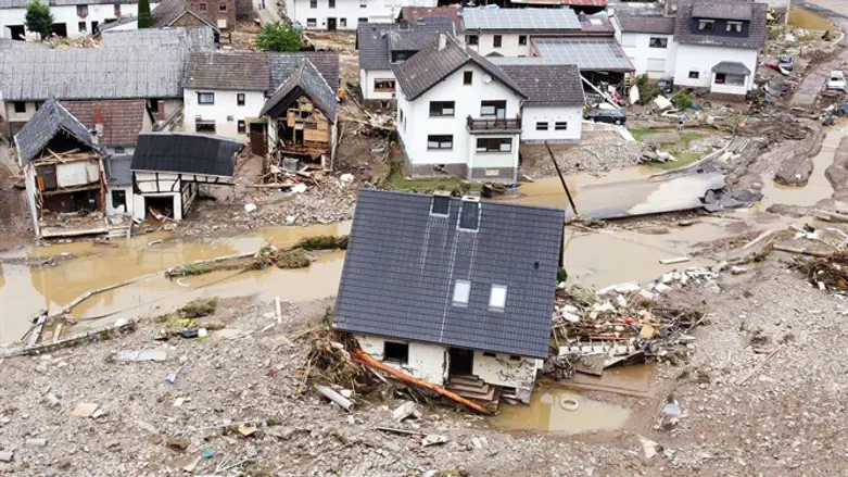 נזקי השטפונות בגרמניה