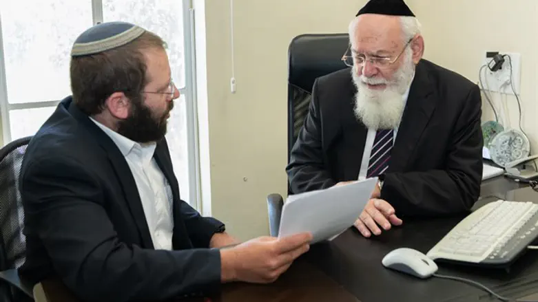 הרב וידר ופרופ' שטיינברג