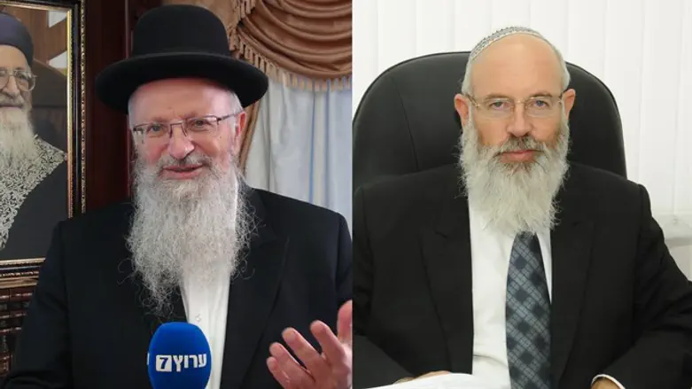 הרב אליעזר איגרא והרב שמואל אליהו