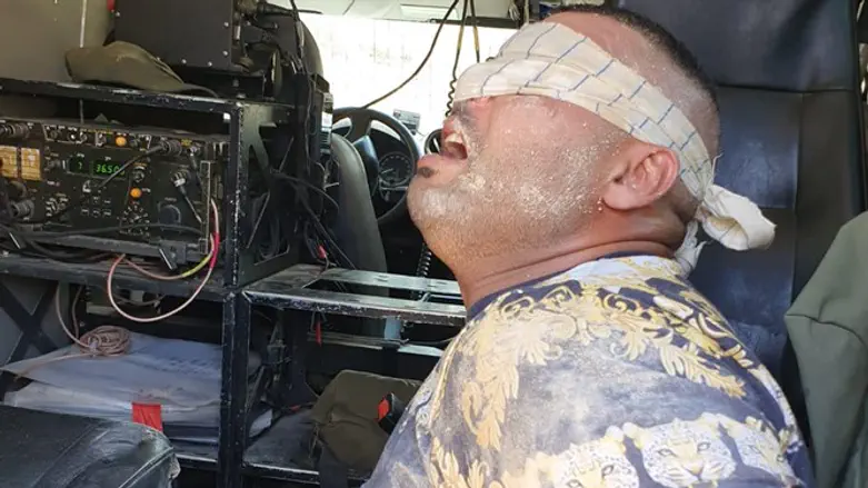 The arsonist in custody