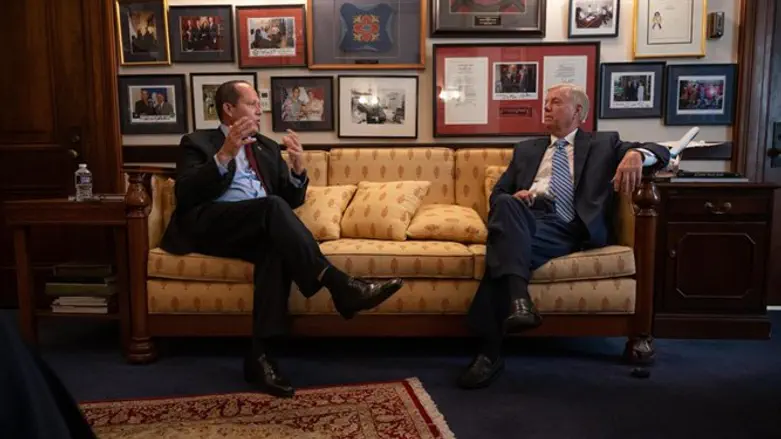 Nir Barkat and Lindsey Graham