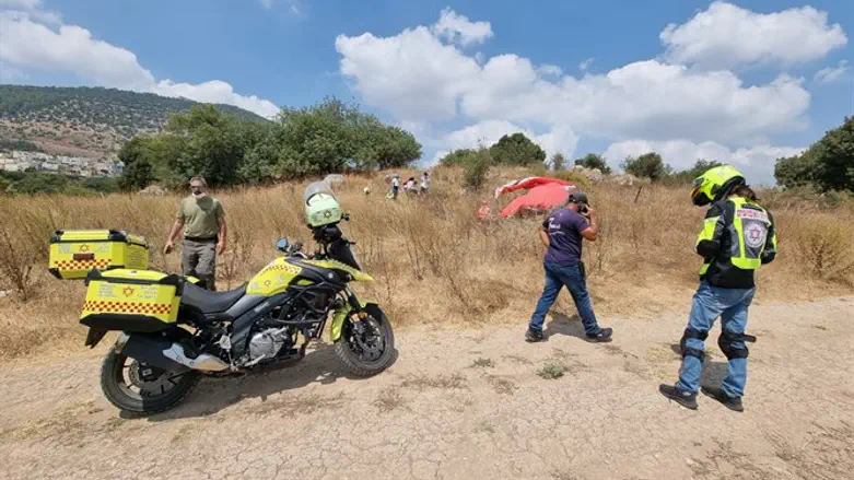 זירת ההתרסקות