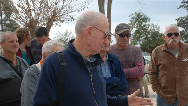 אלעד פלד ז"ל בשחזור קרבות צפת