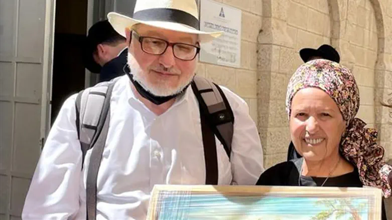 Jonathan and Esther Pollard at Rachel's Tomb