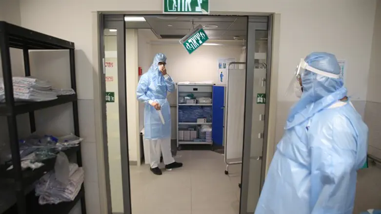Coronavirus ward at Ziv Medical Center