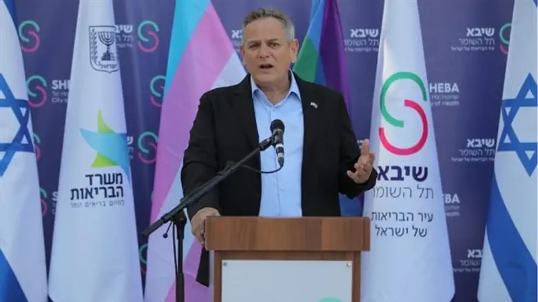 השר הורוביץ במסיבת העיתונאים, הבוקר