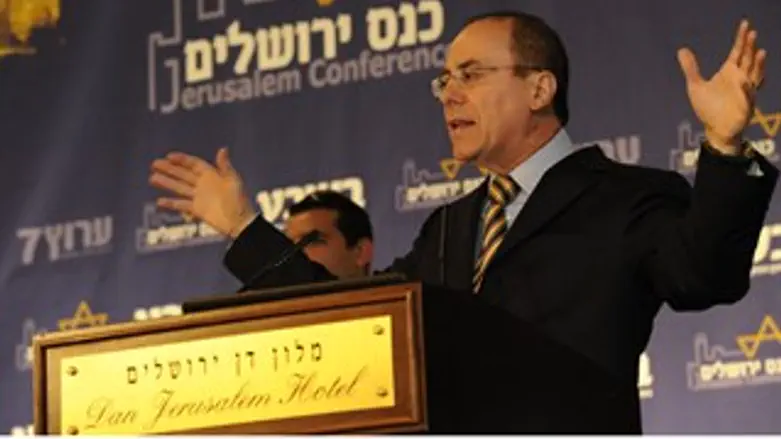 סילבן שלום בכנס ירושלים.