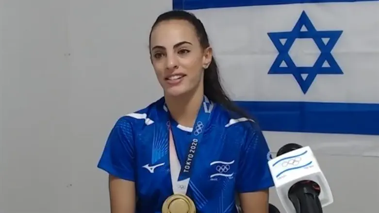 Олимпийская чемпионка Линой Ашрам